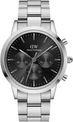 Fotoja e Orë për meshkuj Daniel Wellington, e argjendtë