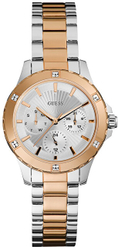 Fotoja e Orë dore për femra Guess W0443L4, e artë/argjendtë