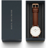 Fotoja e Orë për meshkuj Daniel Wellington Classic 40 St Mawes RG White 0106DW, kafe, Picture 6