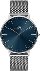 Fotoja e Orë për meshkuj Daniel Wellington, e argjendtë