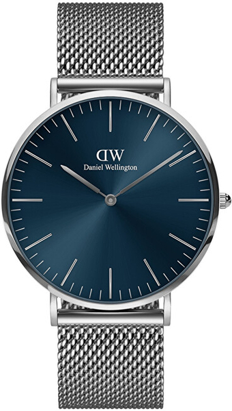 Fotoja e Orë për meshkuj Daniel Wellington, e argjendtë