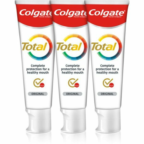 Fotoja e Set pastash për dhëmbë Colgate Total Original Trio, 3 x 75 ml