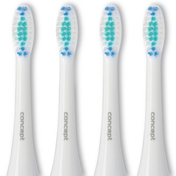 Fotoja e Set koka zëvendësuese Concept për brushë dhëmbësh Concept ZK4000/ZK4010/ZK4030/ZK4040, 4 copë