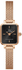 Fotoja e Orë dore për femra Daniel Wellington Micro Quadro Mini Melrose Onyx DW00100647, ari rozë, Picture 1