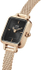 Fotoja e Orë dore për femra Daniel Wellington Micro Quadro Mini Melrose Onyx DW00100647, ari rozë, Picture 2