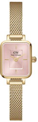 Fotoja e Orë dore për femra Daniel Wellington Micro Quadro Mini Evergold Blush DW00100655, e artë