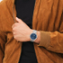 Fotoja e Orë për meshkuj Daniel Wellington, e argjendtë/kaltër, Picture 2