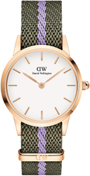 Fotoja e Orë dore për femra Daniel Wellington Iconic DW00100680, e gjelbër/vjollcë/artë