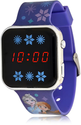 Fotoja e Orë për vajza Disney LED Frozen hDY039, vjollcë