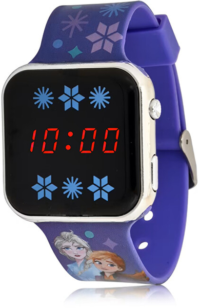 Fotoja e Orë për vajza Disney LED Frozen hDY039, vjollcë