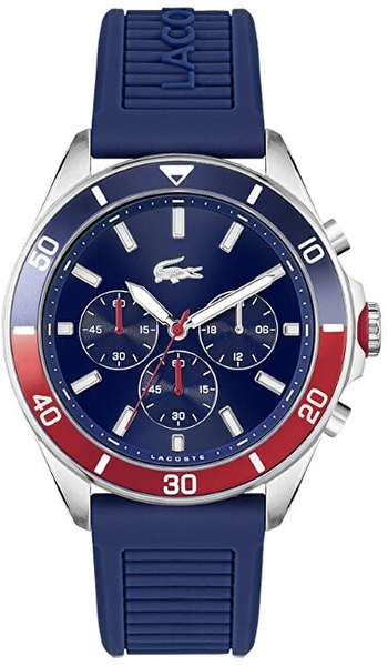 Fotoja e Orë për meshkuj Lacoste Tiebrake Chrono hLA1007, kaltër e errët
