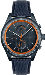 Fotoja e Orë dore për meshkuj Lacoste Apext Chronograph 2011297, e zezë/portokalli
