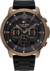 Fotoja e Orë dore për meshkuj Tommy Hilfiger Luca 1710491, e zezë