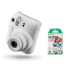 Fotoja e Set Fujifilm, fotoaparat Instax Mini 12 + 10 copë filma fotografik, i bardhë, Picture 1