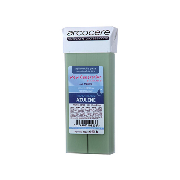 Fotoja e Dyll për depilim Arcocere Professional Wax Azulene Zinc Titanium, 100ml