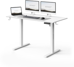 Fotoja e Tavolinë elektrike SENSE7 NOJO LIGHT, 120 cm x 60 cm, e bardhë