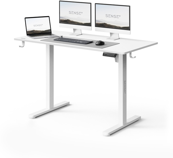 Fotoja e Tavolinë elektrike SENSE7 NOJO LIGHT, 120 cm x 60 cm, e bardhë