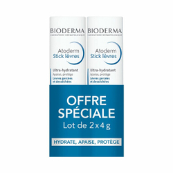 Fotoja e Set zbutës buzësh Bioderma Atoderm Ultra-Hydrating, 2 x 4g