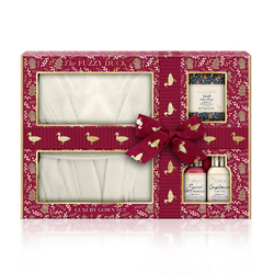 Fotoja e Set Baylis & Harding Winter Kingdom krem dushi 100 ml + xhel dushi 100 ml + kristale banje 75 g + peshqir