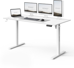 Fotoja e Tavolinë elektrike SENSE7 NOJO LIGHT, 140 x 70 cm, e bardhë