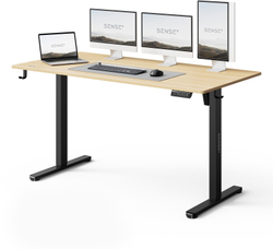 Fotoja e Tavolinë elektrike SENSE7 NOJO LIGHT, 140 x 70 cm, kafe e hapur