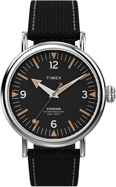 Fotoja e Orë dore për meshkuj Timex Standard TW2V44000, e zezë