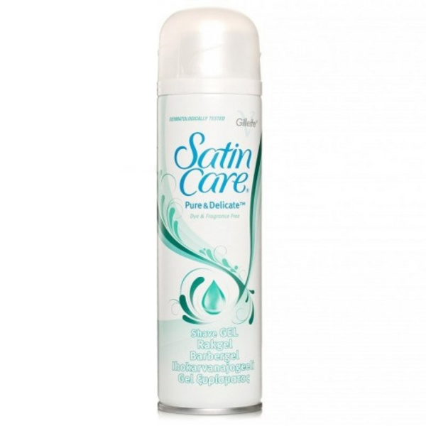 Fotoja e Xhel për rrojë Gillette Satin Care Pure & Delicate 200 ml