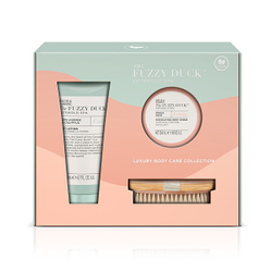 Fotoja e Set produktesh kozmetike Baylis & Harding Jasmine & Eucalyptus, Rose & Peach, 200 ml + 250 g + brushë