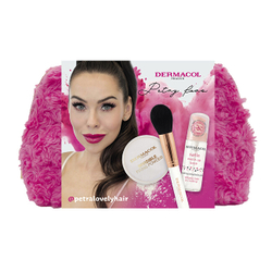 Fotoja e Set Dermacol Must Have, bazë për grim 30 ml + pudër fiksuese 13 g + brushë për pudër