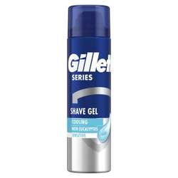 Fotoja e Xhel rroje për meshkuj Gillette Series Sensitive Eucalyptus (Cooling Shave Gel), 200 ml