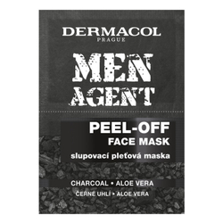Fotoja e Set maska për fytyrë Dermacol Peel-Off Men Agent, 2 x 7.5 ml