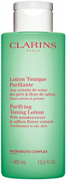 Fotoja e Ujë tonifikues për lëkurë mikse dhe të yndyrshme Clarins (Purifying Toning Lotion) kDKR10000, 400 ml