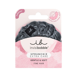 Fotoja e Lidhëse për flokë Invisibobble Sprunchie Extra Care Soft, e hirtë
