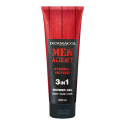Fotoja e Xhel dushi Dermacol 3in1 Eternal Victory Men Agent, 250 ml