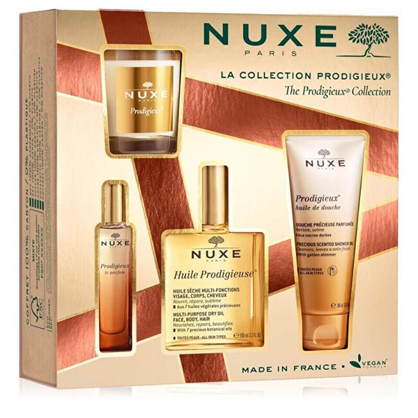 Fotoja e Set produktesh kozmetike Nuxe Prodigieuse, 2x 100 ml + 75 g + 15 ml