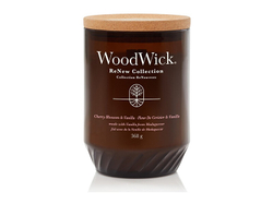 Fotoja e Qiri me aromë WoodWick ReNew Cherry Blossom & Vanilla, 368 g