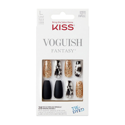 Fotoja e Thonj vetëngjitës KISS Voguish Fantasy Nails New York, 28 copë