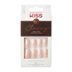 Fotoja e Thonj artificialë KISS Classy Nails Cozy Meets Cute, 28 copë