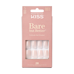 Fotoja e Thonj artificialë KISS Bare-But-Better Nails Nudies Gel Nails, 28 copë