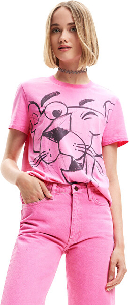 Fotoja e Bluzë Desigual Ts Pink Panther Regular Fit 23SWTK813056, L