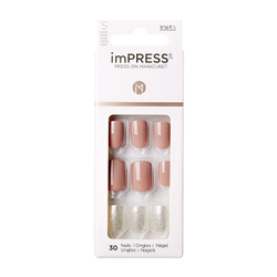 Fotoja e Thonj artificialë KISS imPRESS Nails One More Chance, 30 copë