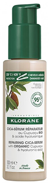 Fotoja e Serum për flokë Klorane Repairing Cica Serum Cupuaçu & Hyaluronic Acid, 100 ml