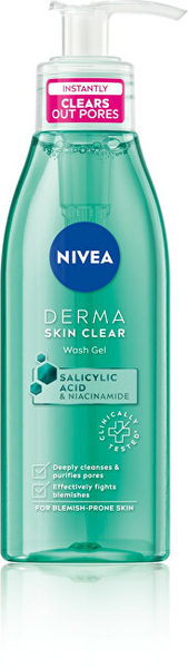 Fotoja e Xhel pastrues për lëkurë Nivea l Derma Skin Clear, 150 ml