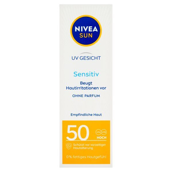 Fotoja e Krem mbrojtës ndaj diellit Nivea Sensitive SPF 50 Sun Allergy Protection 50 ml