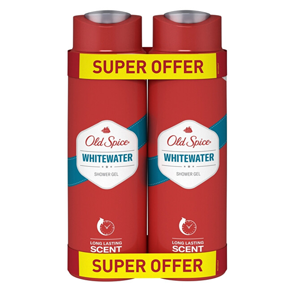 Fotoja e Xhel dushi 2 në 1 Old Spice WhiteWater Duo, 2 x 400 ml