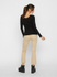 Fotoja e Bluzë PIECES PCKITTE Slim Fit mIE0602, e zezë, L, Picture 3