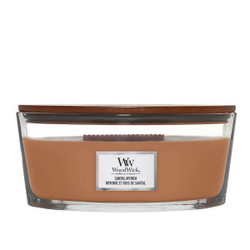 Fotoja e Qiri aromatik WoodWick Santal Myrrh, 453.6 g