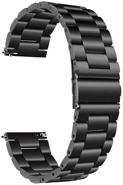 Fotoja e [OUTLET] Rripa ore 4wrist, hWR034, të zinj, 22 mm