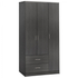 Fotoja e [OUTLET] Dollap  3-dyersh, 2 sirtarë, 89×42.5×181 cm (HM340.01), Picture 1