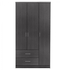 Fotoja e [OUTLET] Dollap  3-dyersh, 2 sirtarë, 89×42.5×181 cm (HM340.01), Picture 4